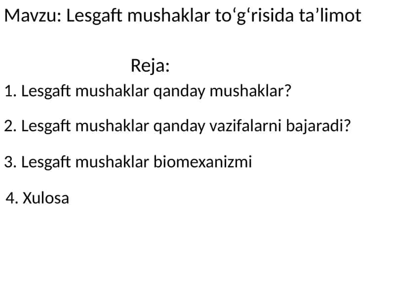 Lesgaft mushaklar toʻgʻrisida taʼlimot