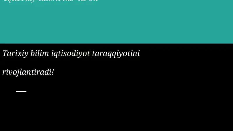 Iqtisodiy talimotlar tarixi