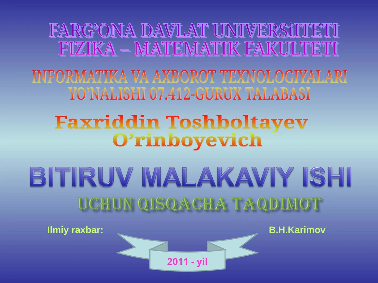 MATLAB DASTURI