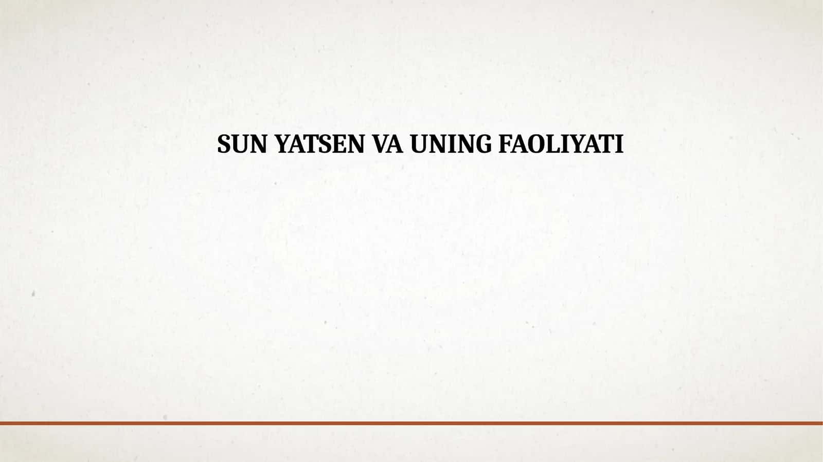 sun yetsen
