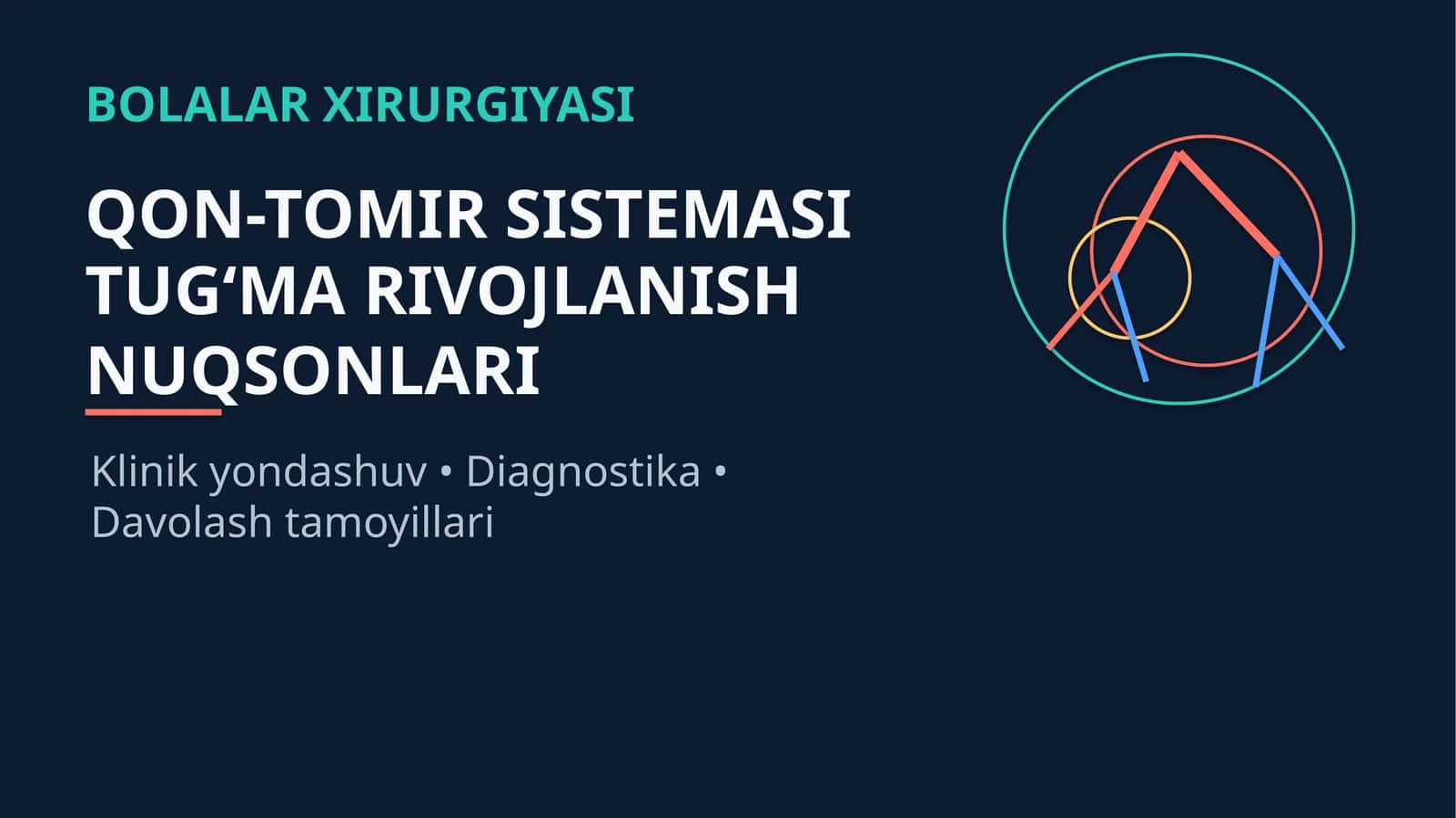 Bolalarda qon tomirlarning tug`ma nuqsonlari