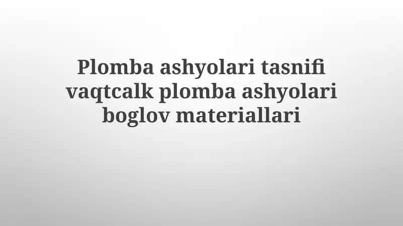 Kaltsiy gidroksidli materiallar