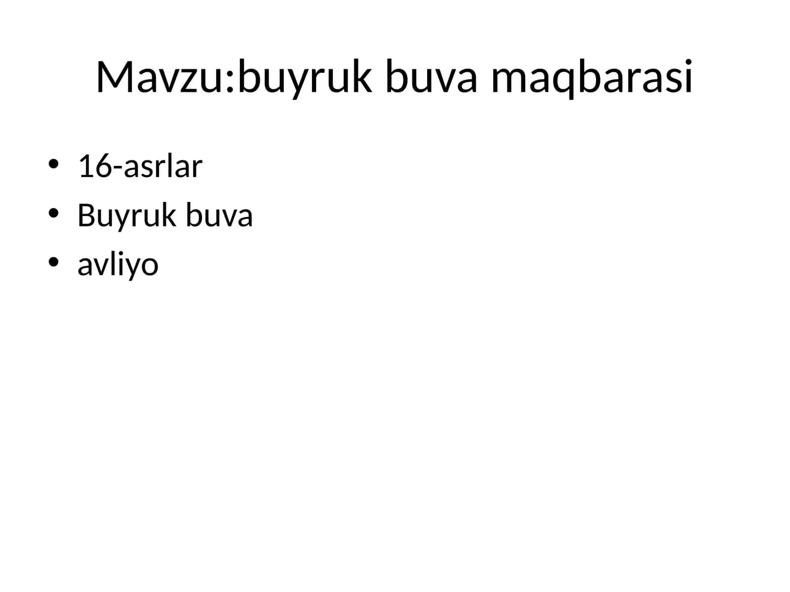 Buyrukbuvamaqbarasi