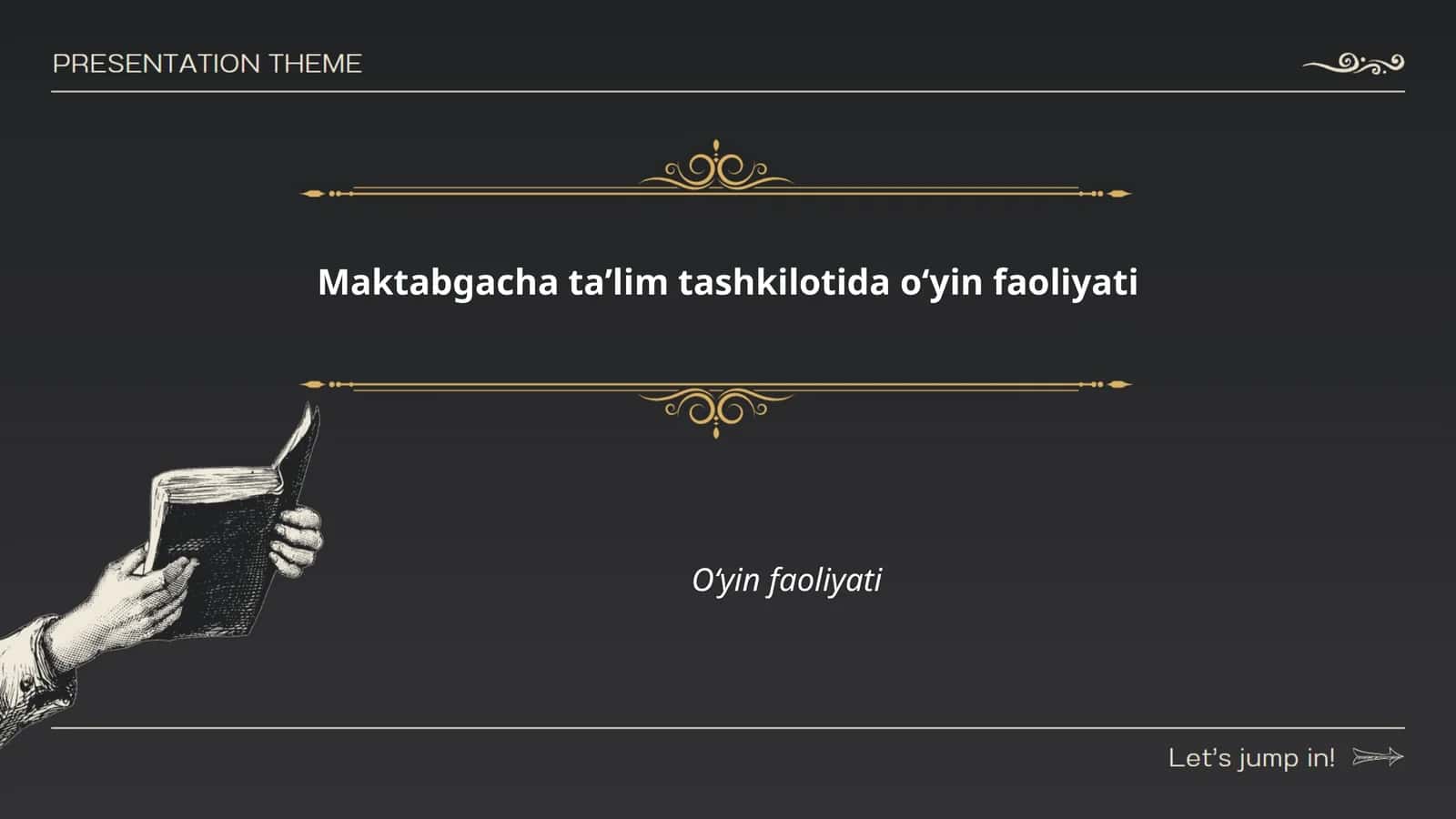Oʻyin faoliyati