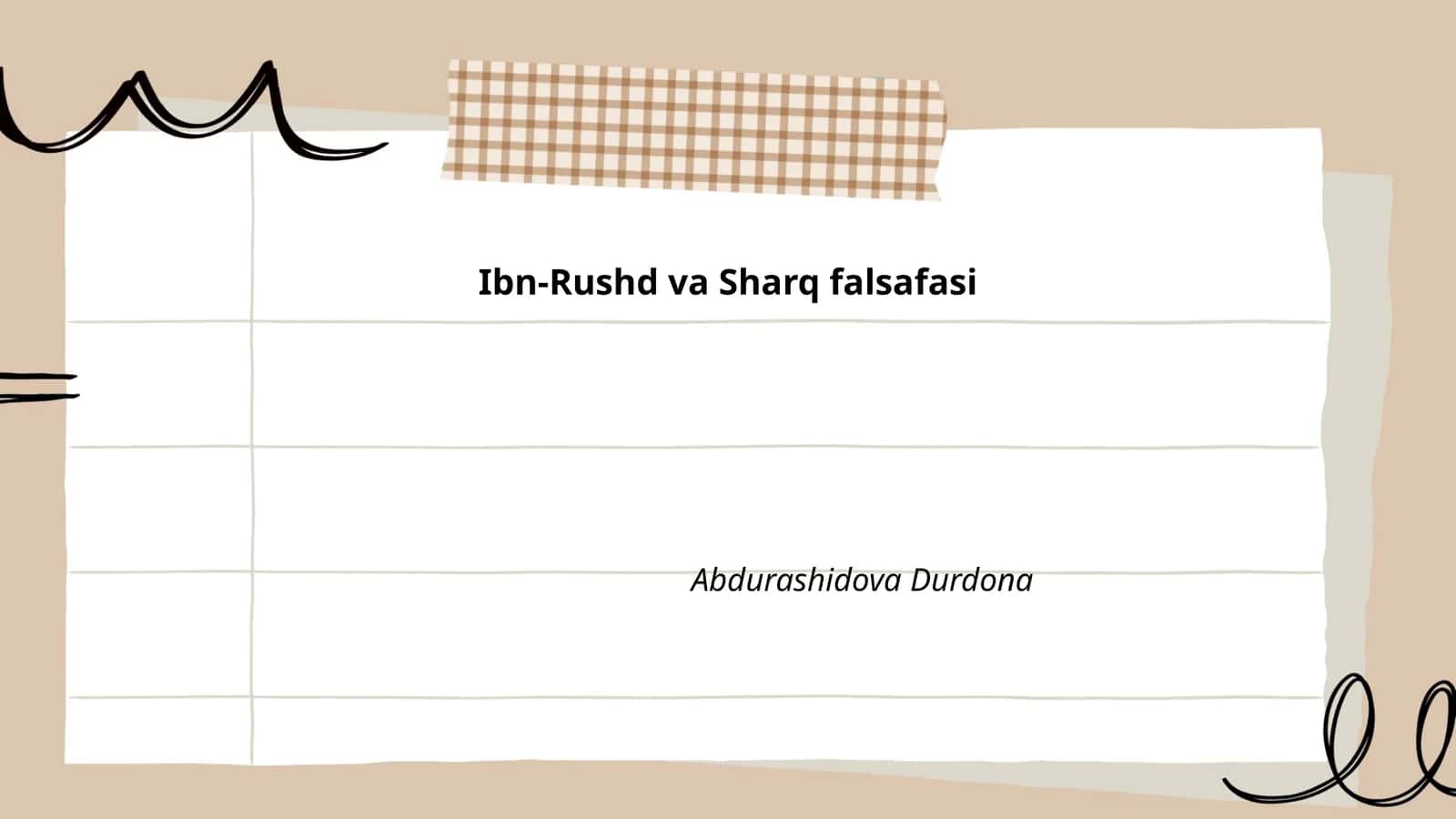 Ibn-Rushd va Sharq falsafasi