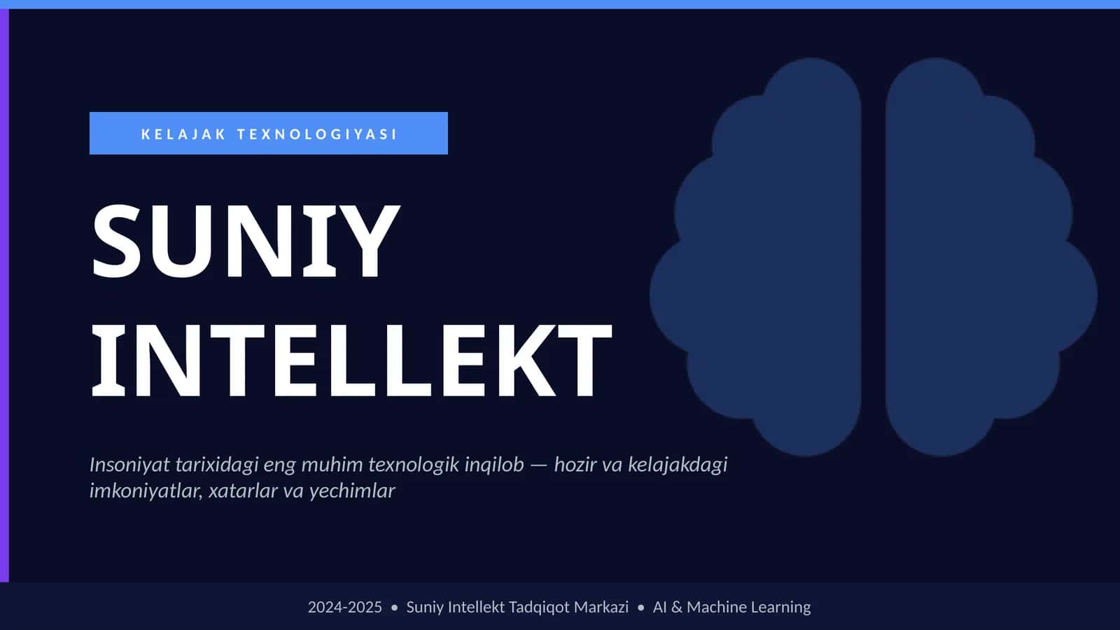 Suniy Intellekt || Intellect Sohasida Yangiliklar