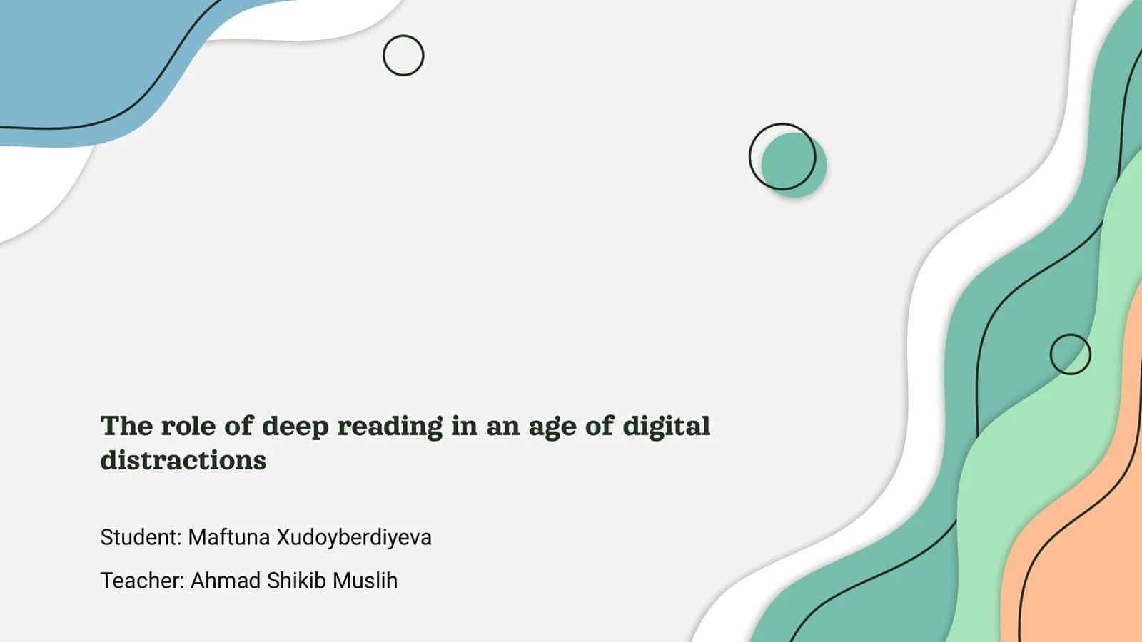 Deep Reading in the Digital Age