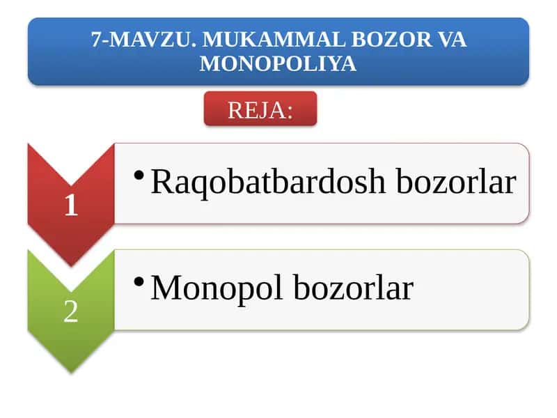Raqobat va Ko‘proqnaflilik