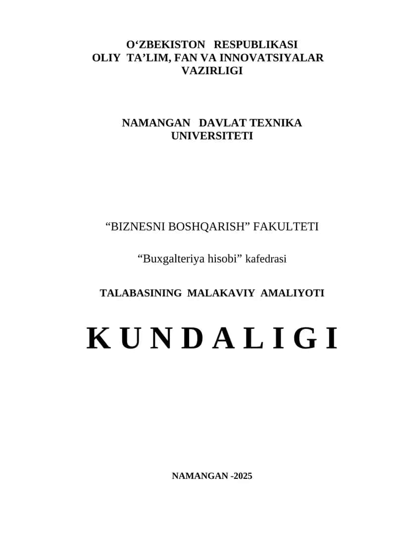 Malakaviy amaliyoti