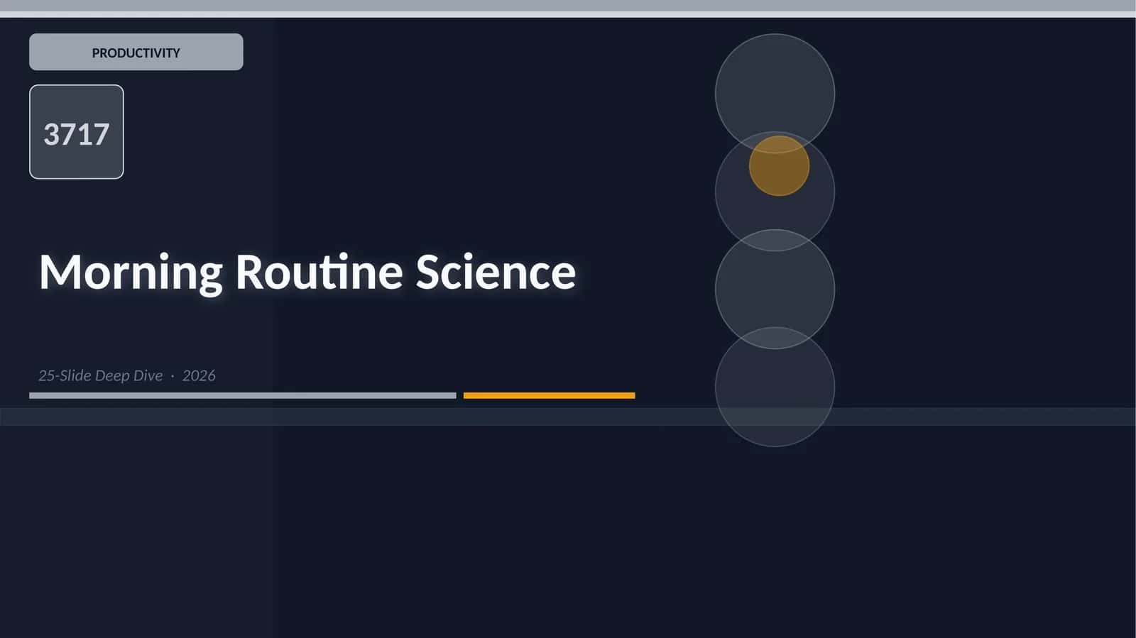 Morning Routine Science