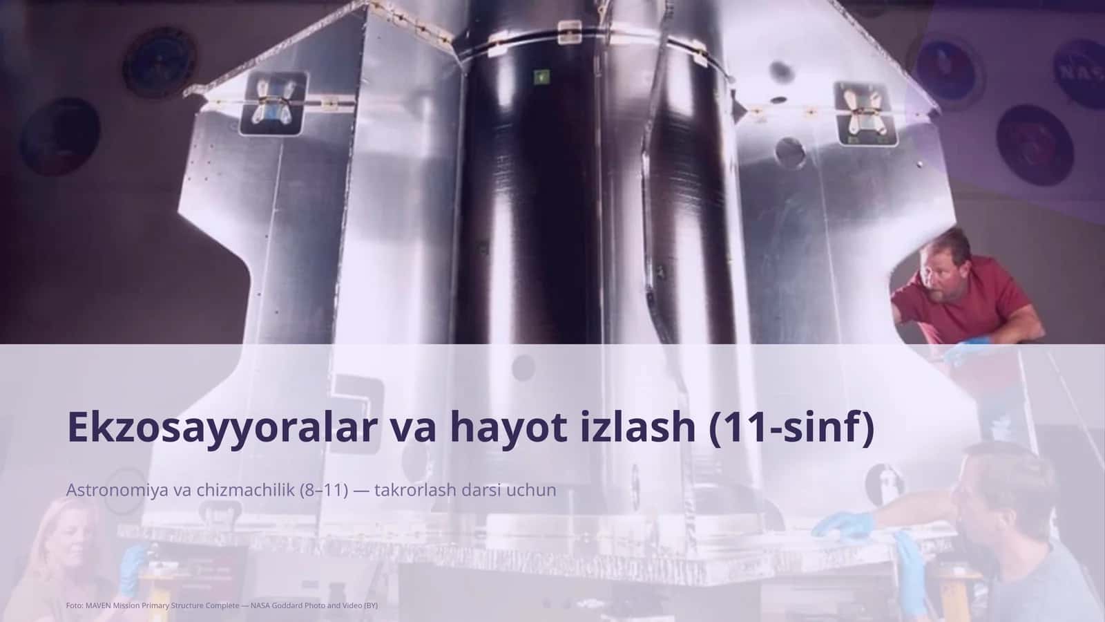 Ekzosayyoralar va hayot izlash (11-sinf)