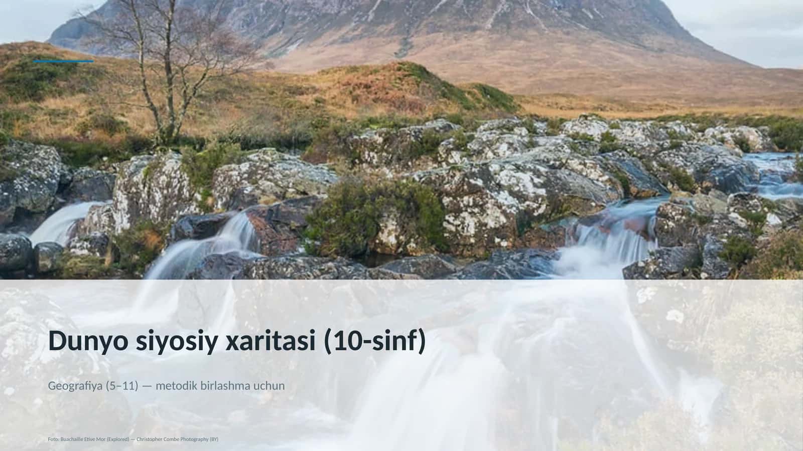 Dunyo siyosiy xaritasi (10-sinf)