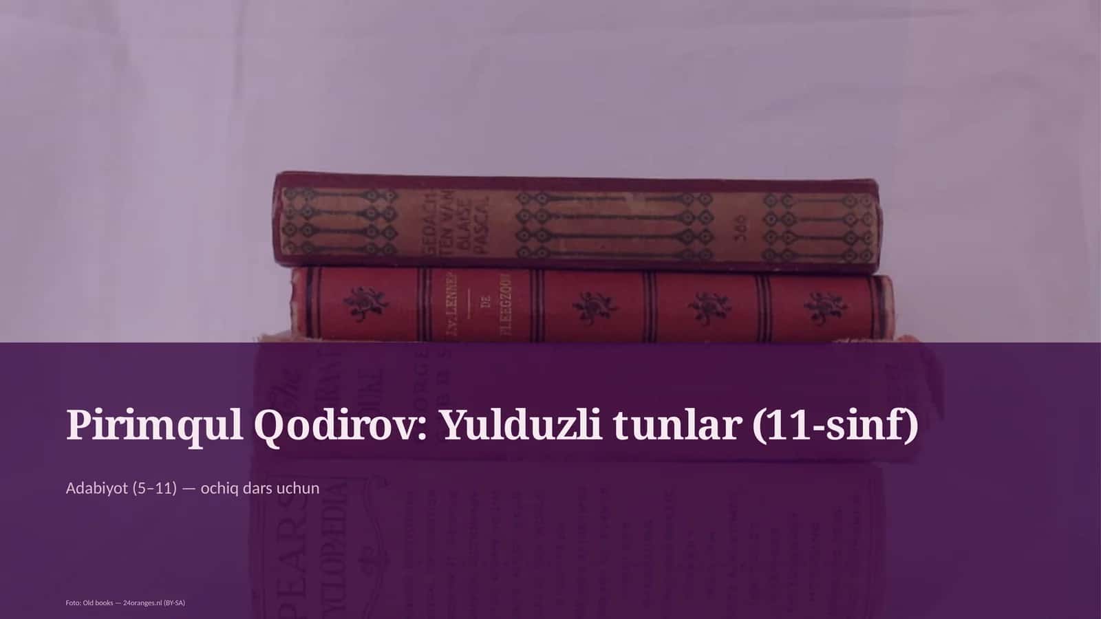 Yulduzli tunlar (11-sinf)