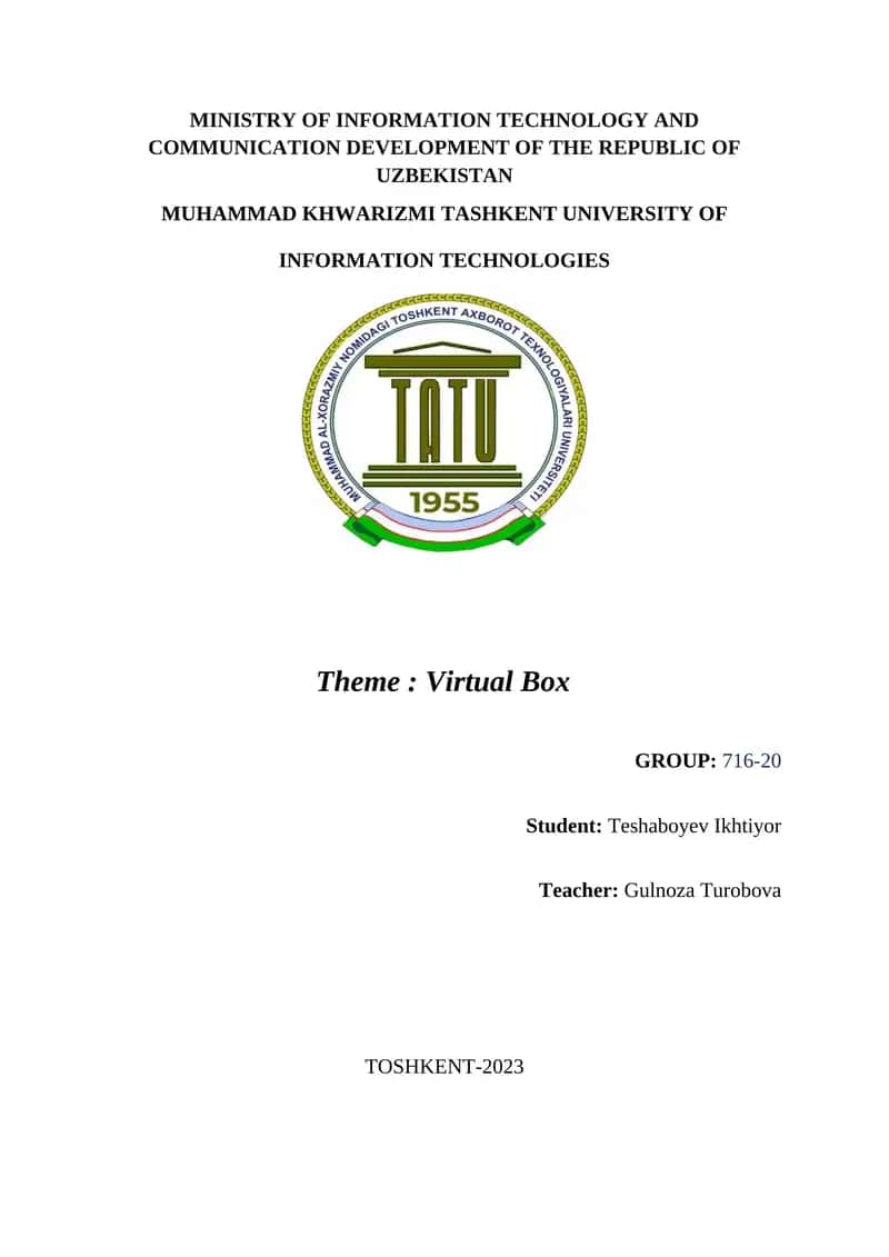Virtual Box