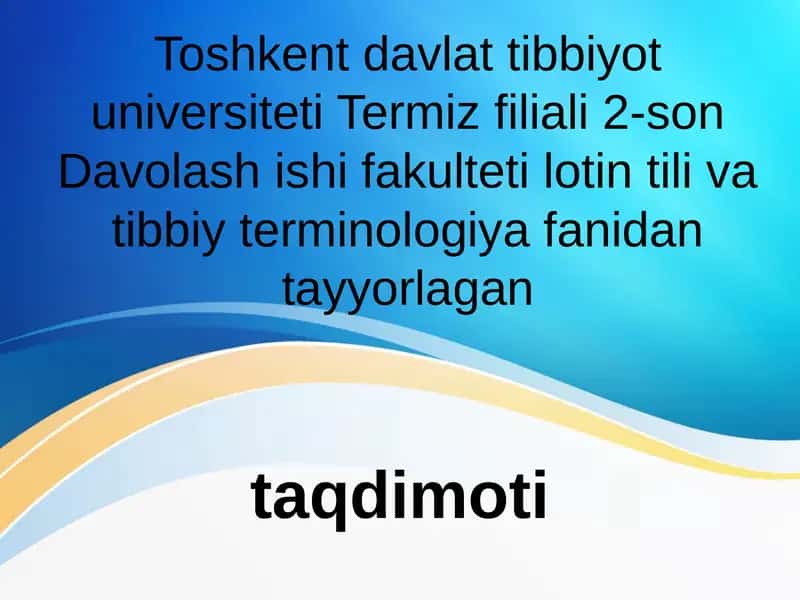 dorixonaga kelgan bemorga dori haqida batafsil ma’lumot berish