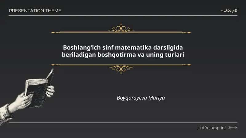 Boshqotirma va uning turlari