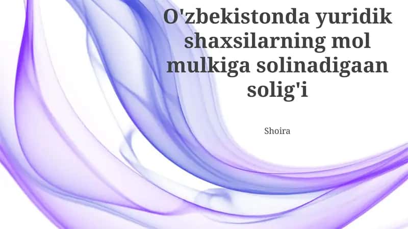 Soliq stavkalari va imtiyozlari