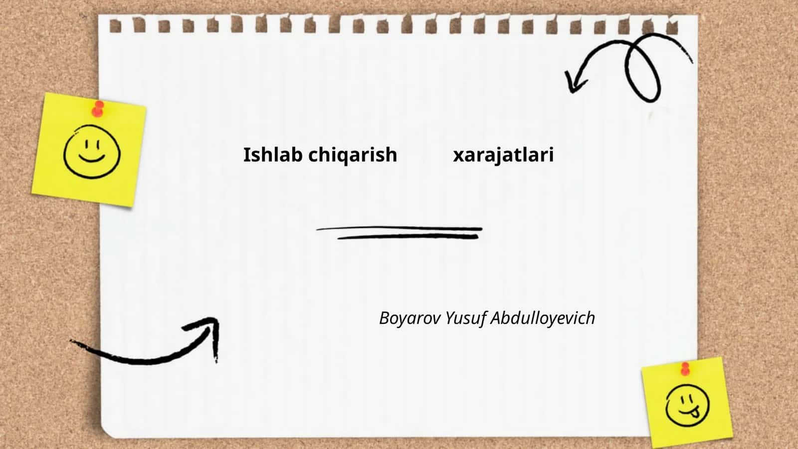 Xomashyo xarajatlari