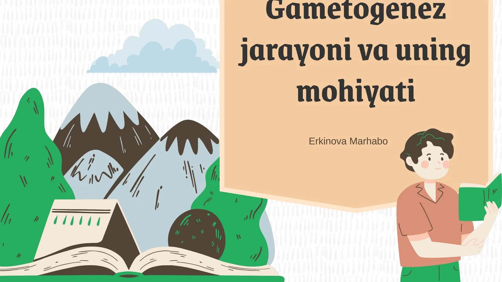 Gametogenez jarayoni va uning mohiyati