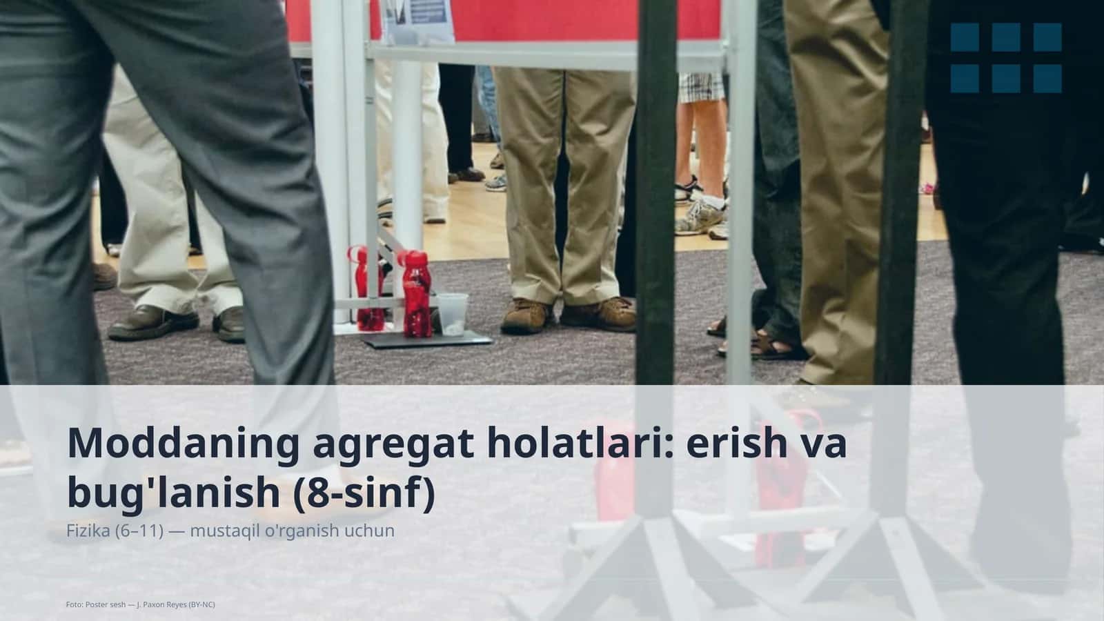 Moddaning agregat holatlari: erish va bug'lanish (8-sinf)