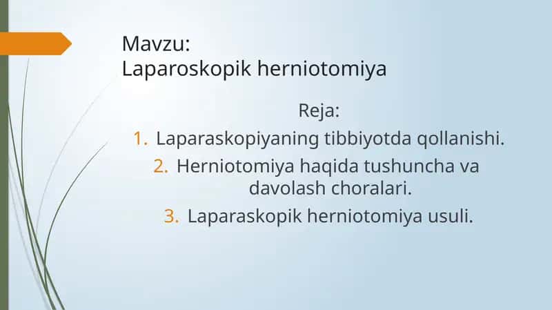 Laparoskopik herniotomiya