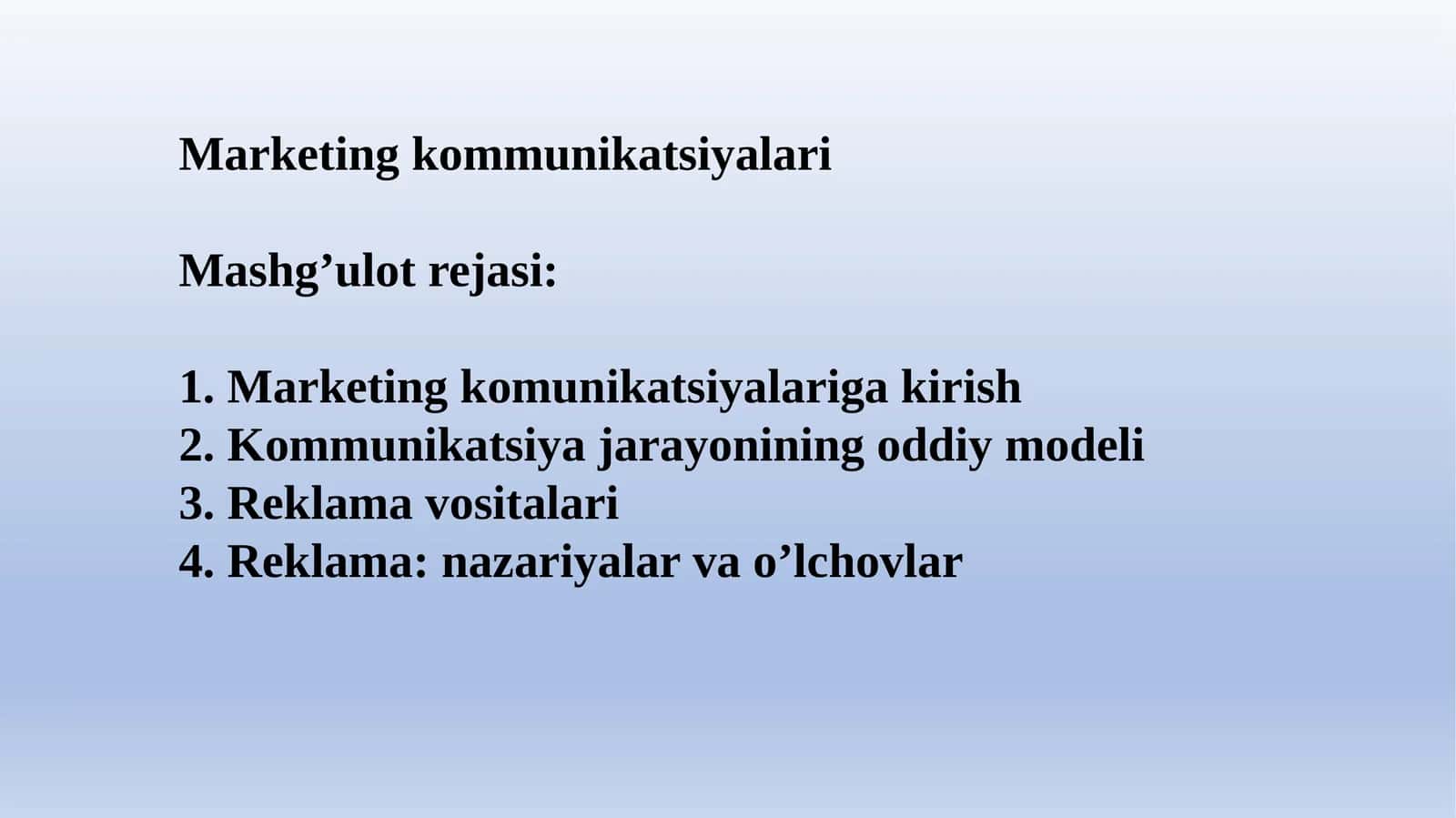 Marketing kommunikatsiyalari
