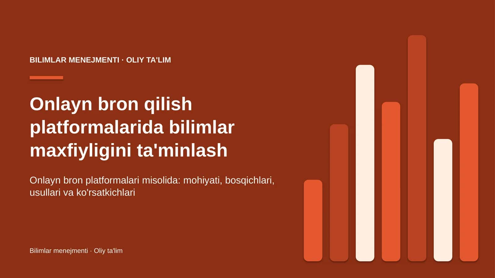 onlayn bron qilish platformalarida bilimlar maxfiyligini ta'minlash 4118