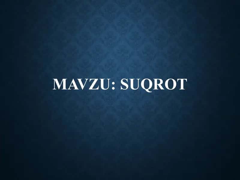 SUQROT