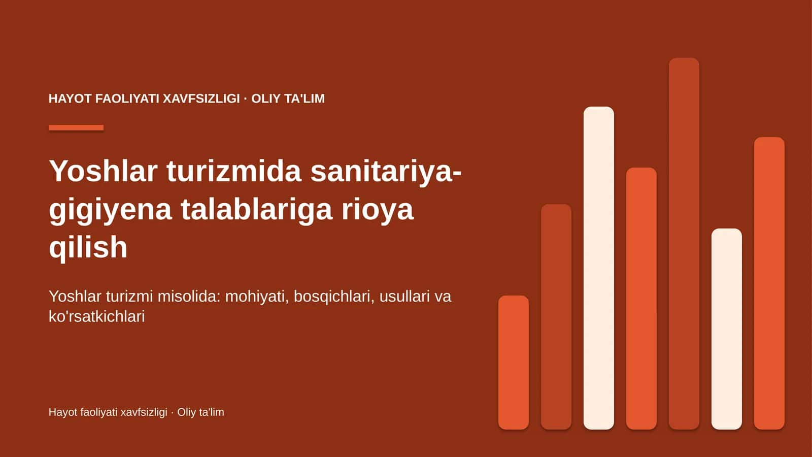 yoshlar turizmida sanitariya gigiyena talablariga rioya qilish 9457