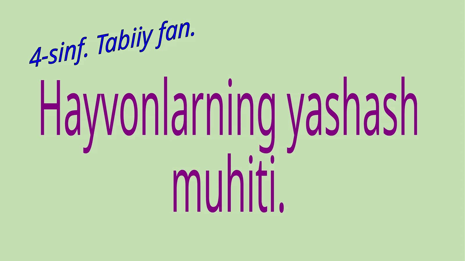 4-sinf.Tabiiyfan