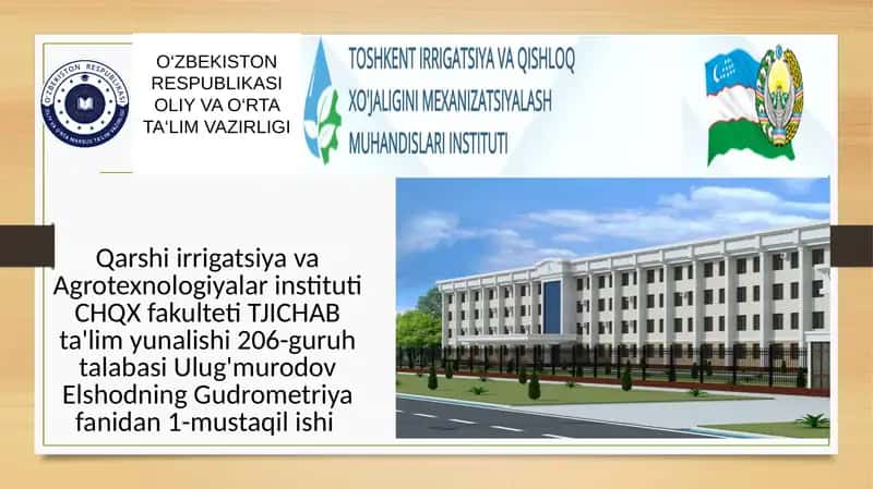 Chuqurlik o'lchash ishlari