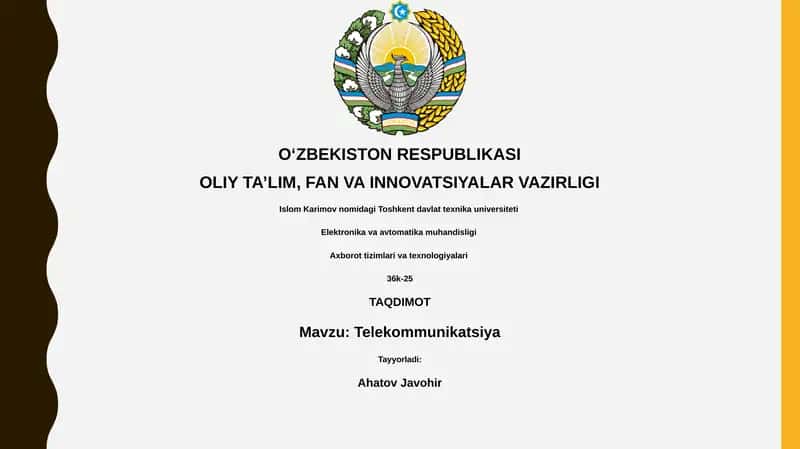 Telekommunikatsiya