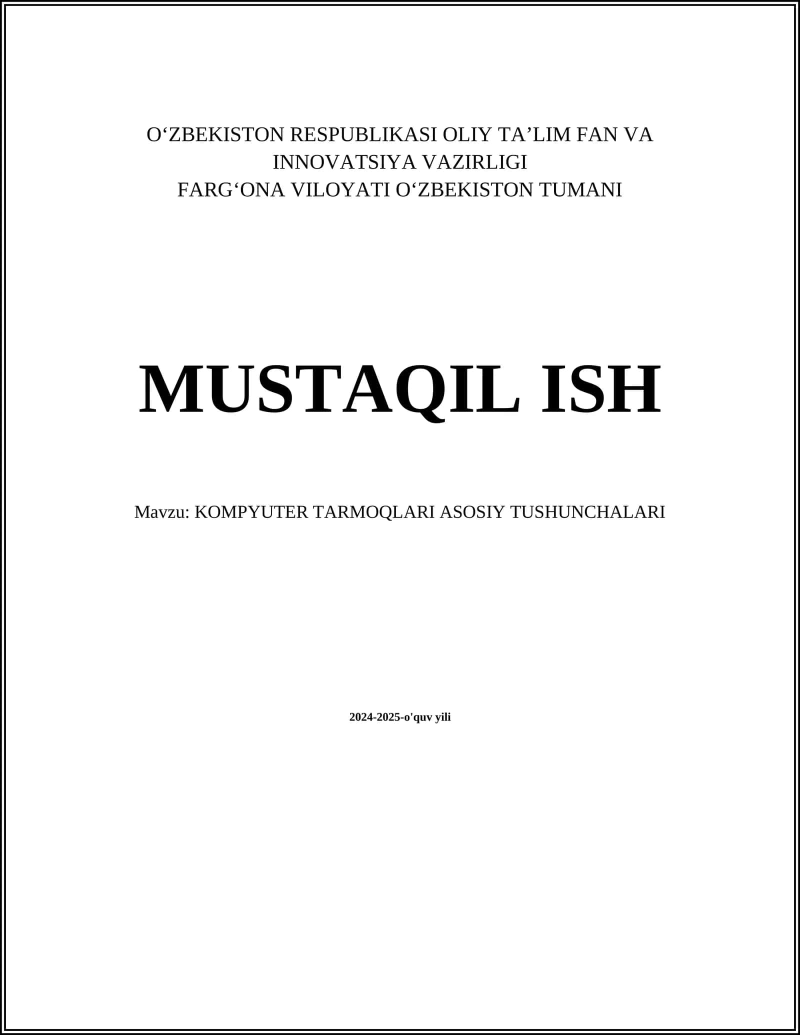 Kompyuter tarmoqlari tarixi
