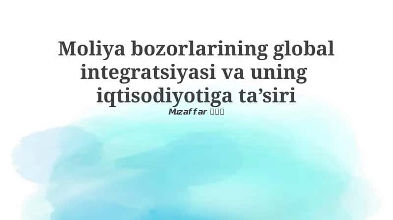Xatarlar va Imkoniyatlar