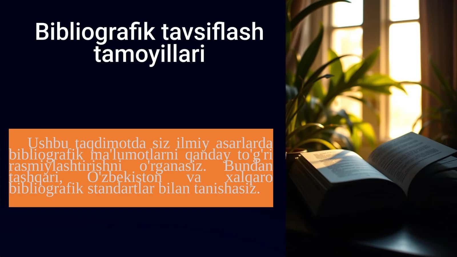 Bibliografik tavsiflash tamoyillari