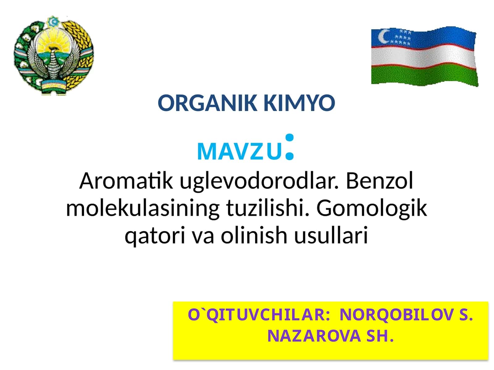 Aromatik Uglevodlar