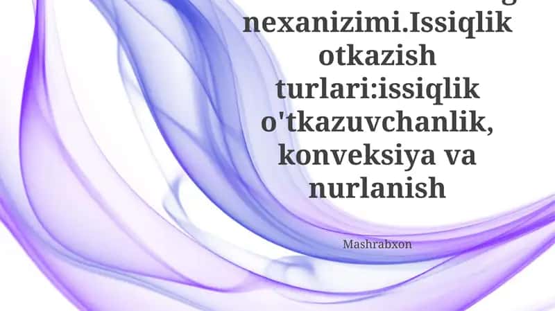 Kristallar va Issiqlik O'tkazuvchanligi
