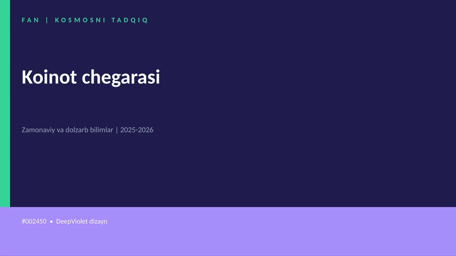 Koinot chegarasi