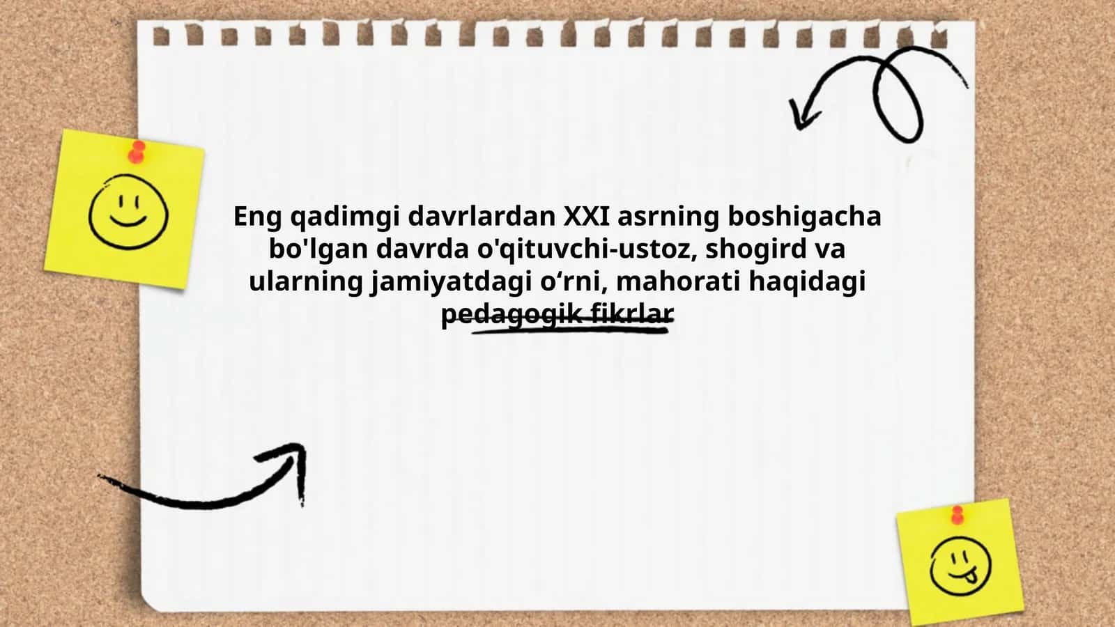 Eng qadimgi davrlardan XXI asrning boshigacha bo'lgan davrda o'qituvchi-ustoz, shogird va ularning jamiyatdagi oʻrni, mahorati haqidagi pedagogik fikrlar