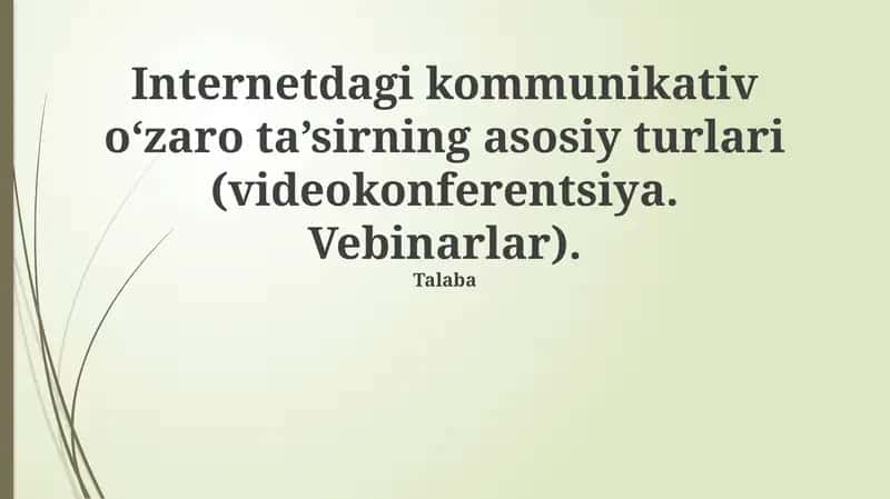 VideoKonferensiya: Asosiy Xususiyatlari va Imkoniyatlari