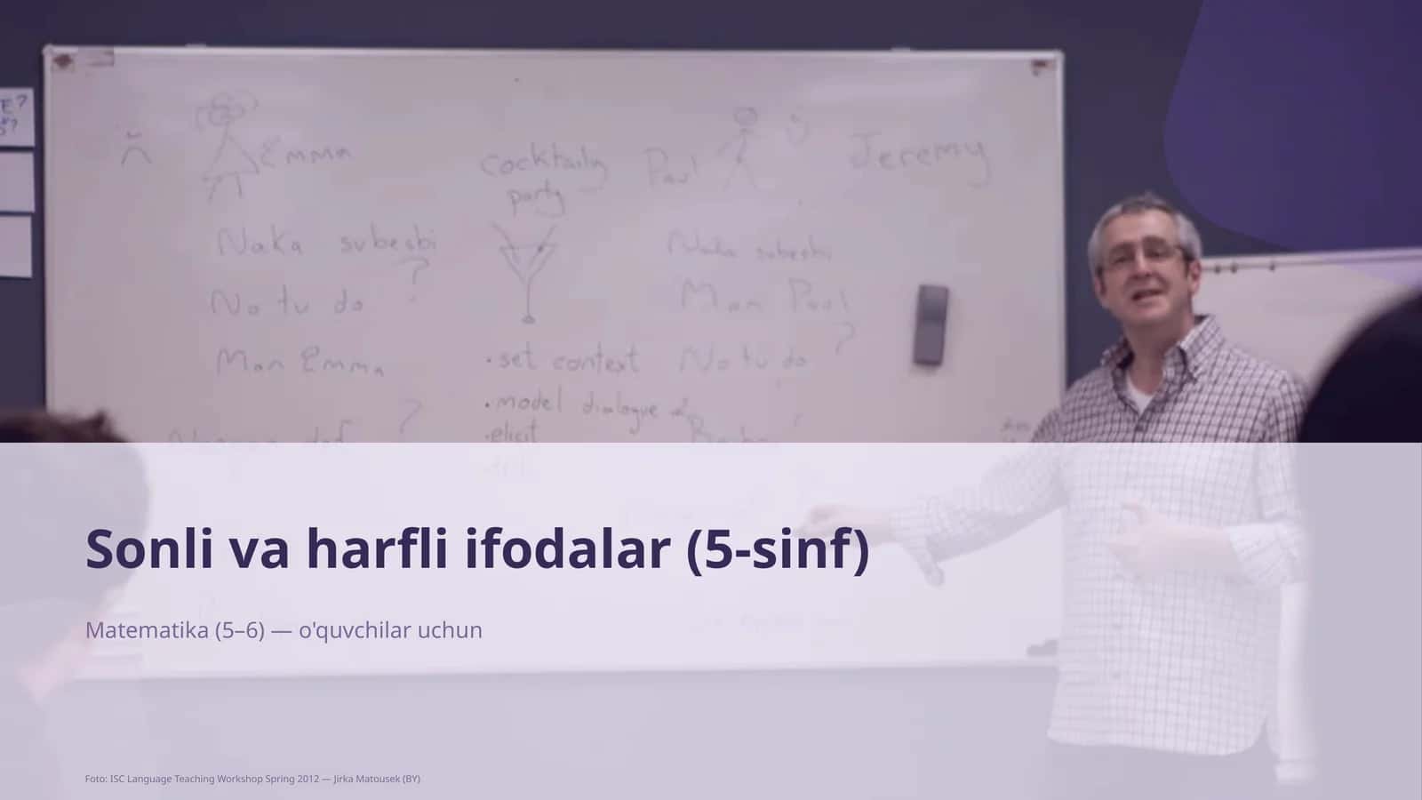 Sonli va harfli ifodalar (5-sinf)