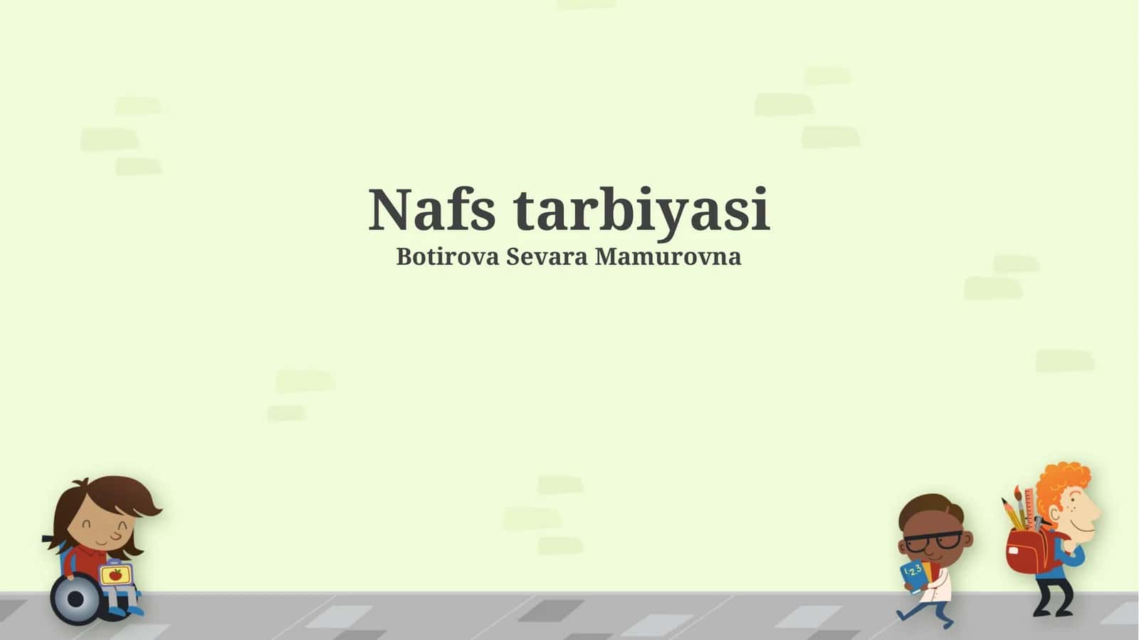 Nafs tarbiyasi