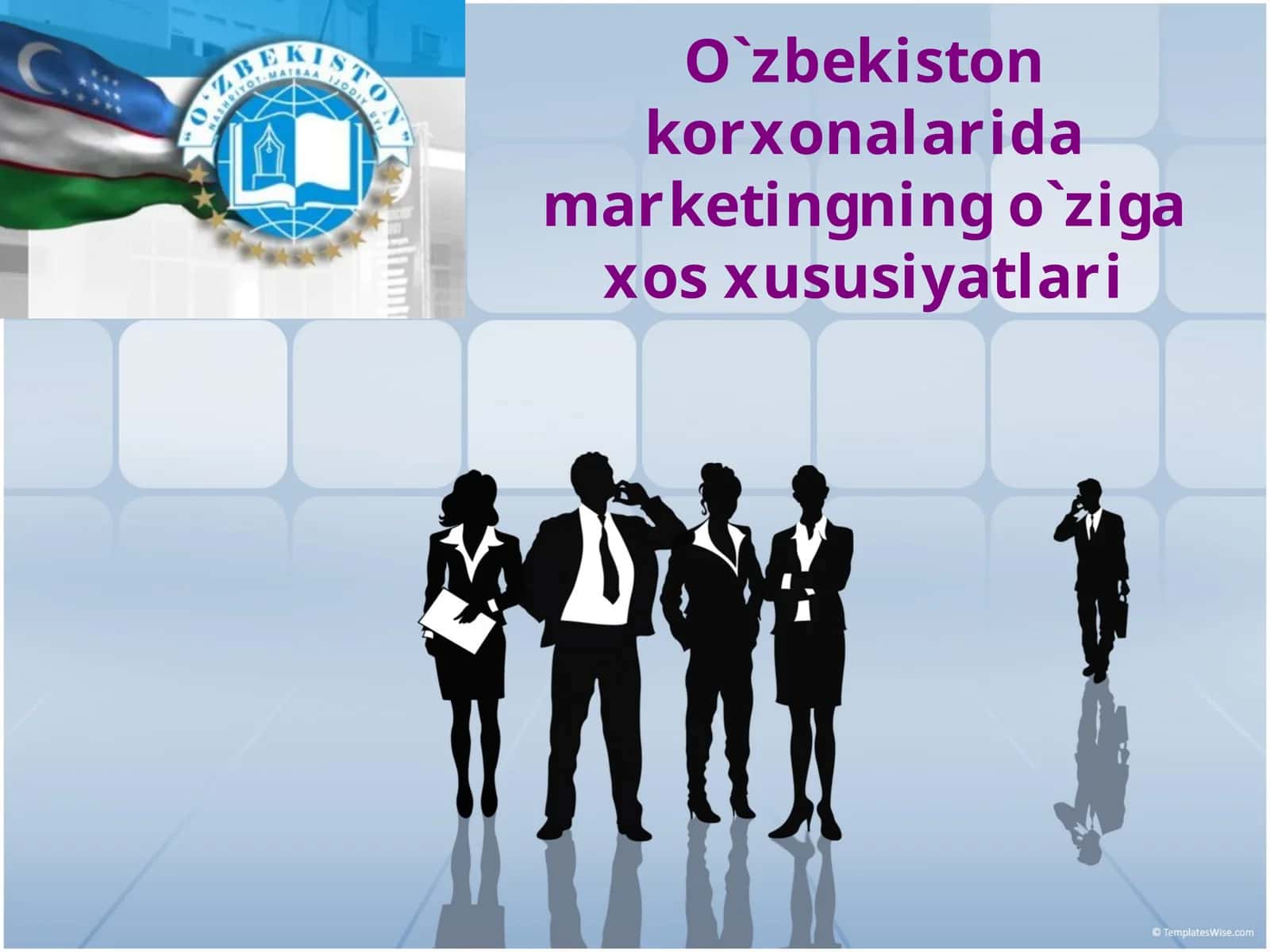 O`zbekiston korxonalarida marketingning o`ziga xos xususiyatlari