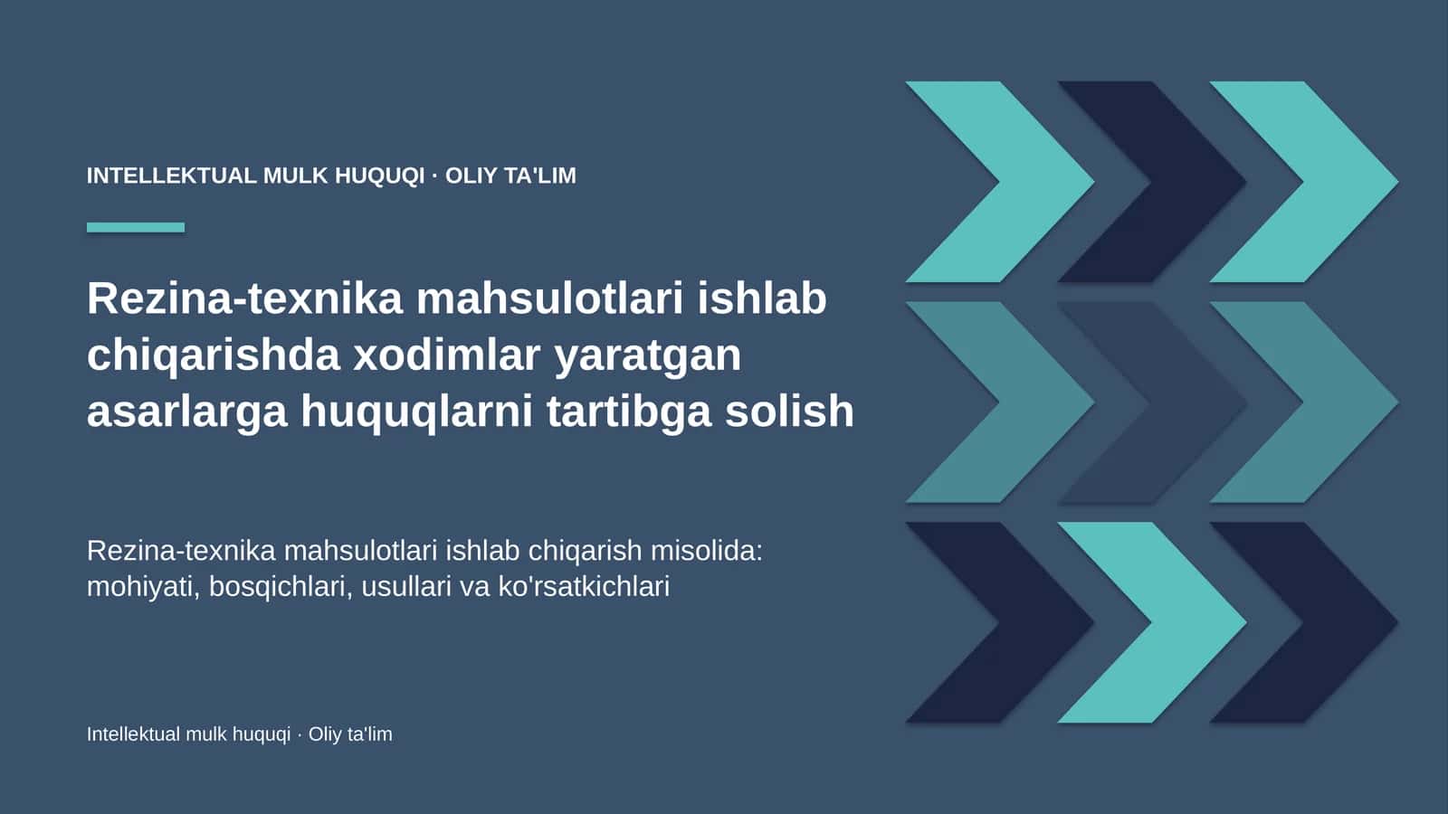 rezina texnika mahsulotlari ishlab chiqarishda xodimlar yaratgan asarlarga huquqlarni tartibga solish 8826