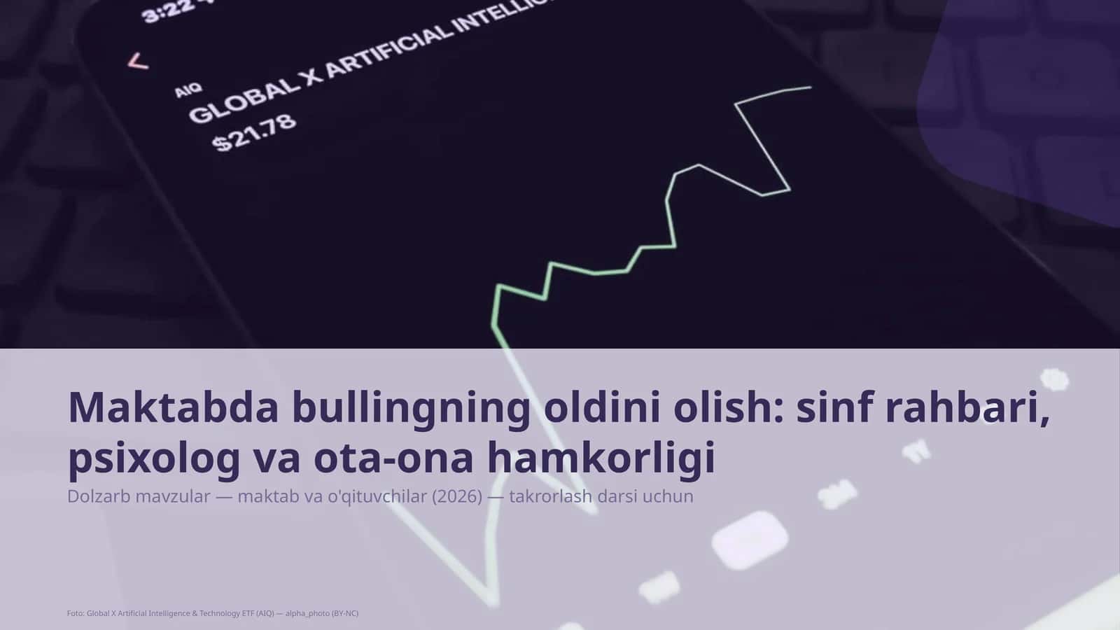 Dolzarb mavzular — maktab va o'qituvchilar (2026) — takrorlash darsi uchun
