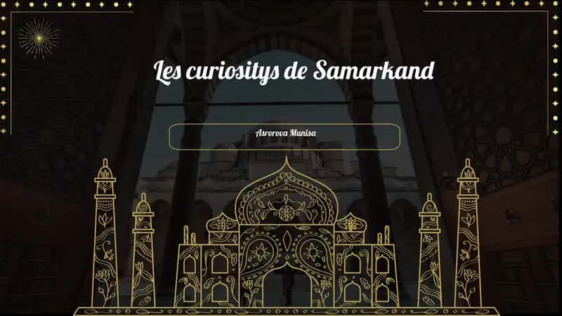 Les curiositys de Samarkand