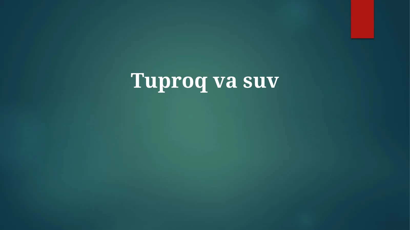 Tuproqvasuv