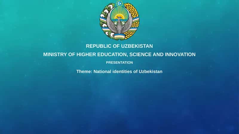 National identities of Uzbekistan