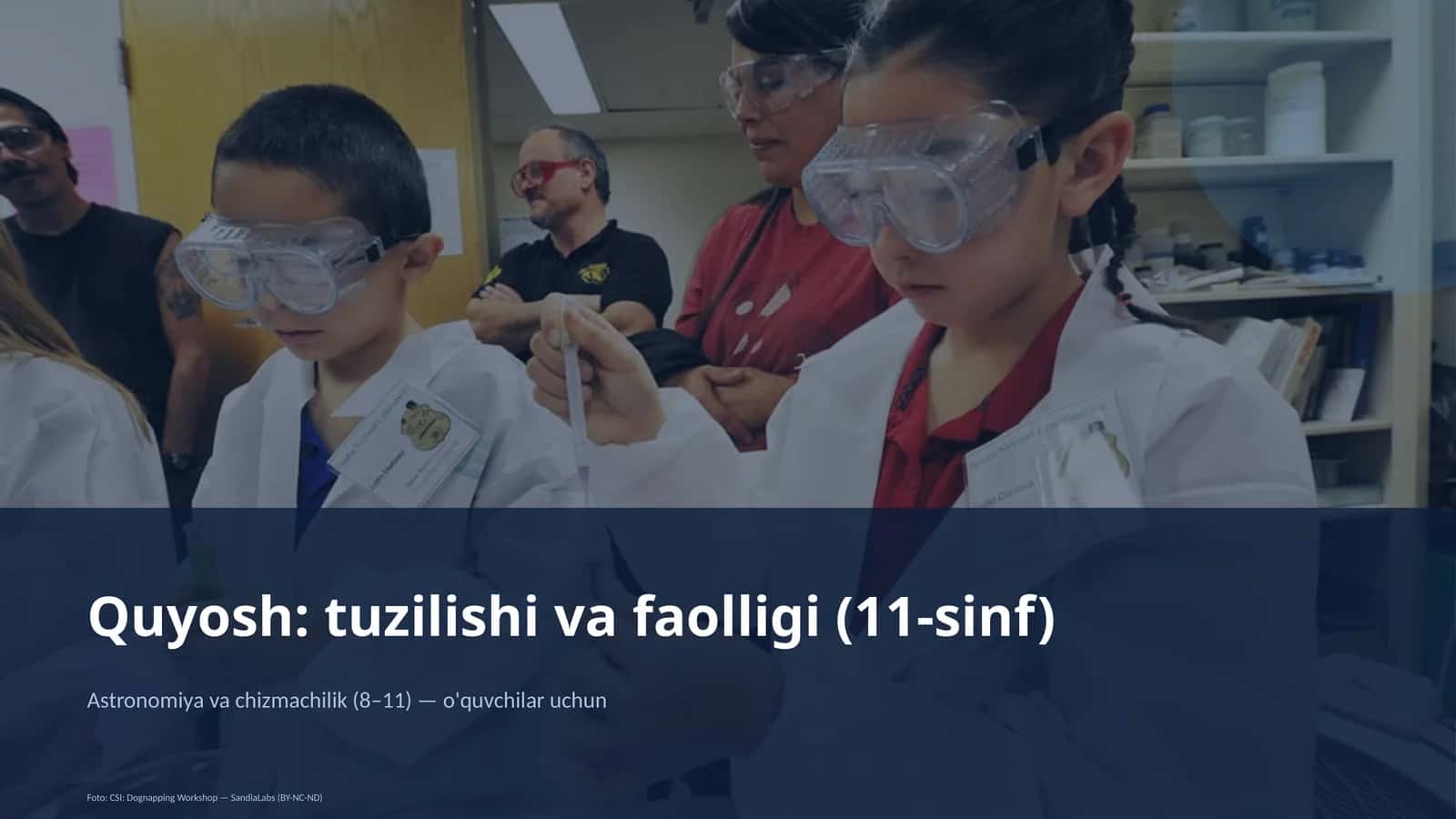 Quyosh: tuzilishi va faolligi (11-sinf)