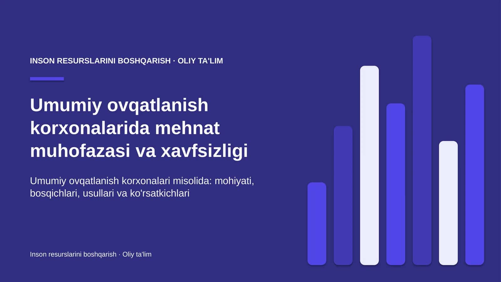 umumiy ovqatlanish korxonalarida mehnat muhofazasi va xavfsizligi 2273